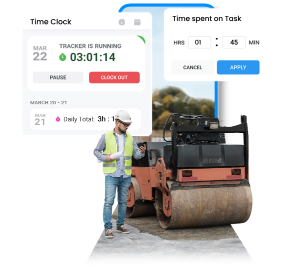 Manual Clock-In and Clock Out Option